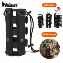 Load image into Gallery viewer, Upgraded Tactical Molle Water Bottle Pouch Bag Military Outdoor Travel Hiking Drawstring Water Bottle Holder Kettle Carrier Bag